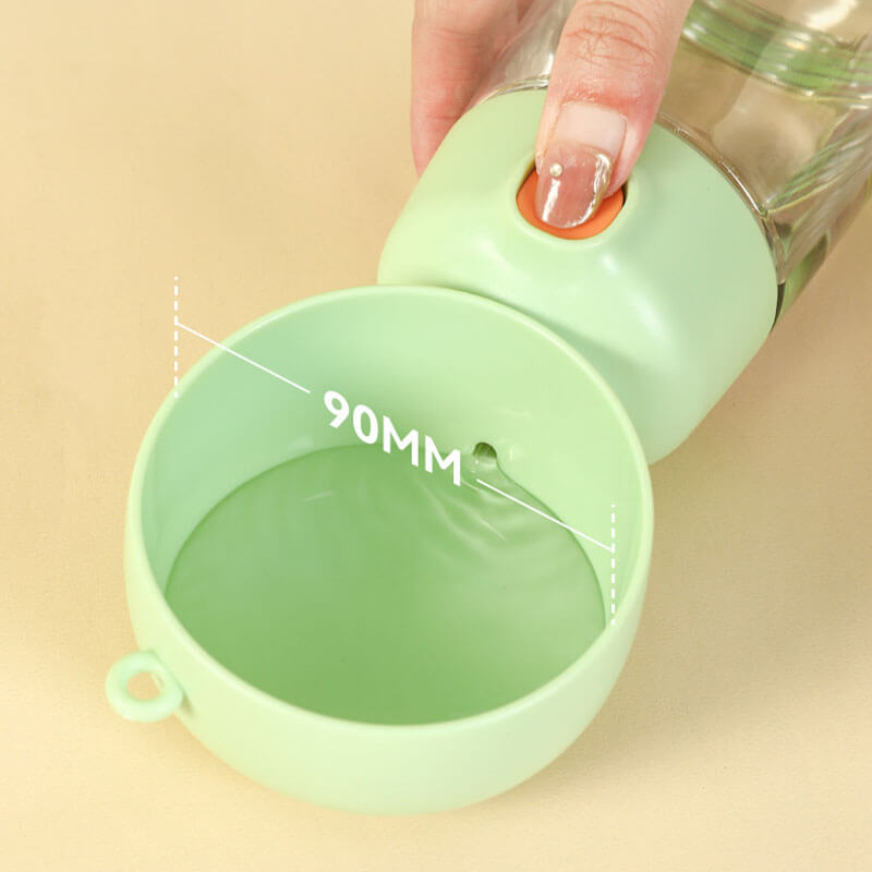 PetHydroGo | tragbare Flasche für Wasser und Futter für Haustiere