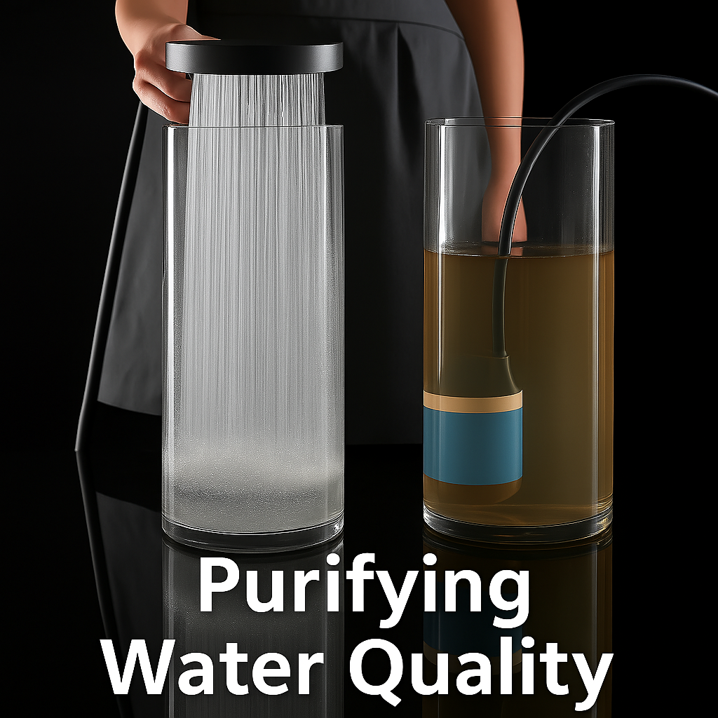 Hochdruck-Duschkopf mit Turbo Boost-Technologie und Filtration