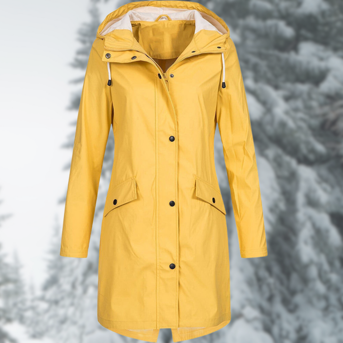 Damen Regenjacke mit Kapuze – Leichter Schutz gegen Regen
