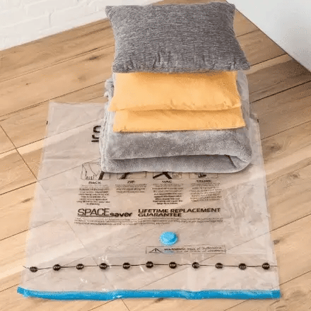 LuxiPack Elite Vakuum-Aufbewahrungsbeutel | Maximieren Sie Ihren Platz mit nachhaltigen, platzsparenden Vakuumbeuteln mit einer benutzerfreundlichen Pumpe