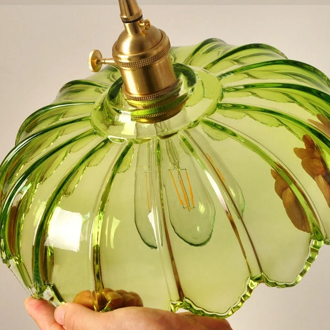 Vintage Blumen Pendelleuchte