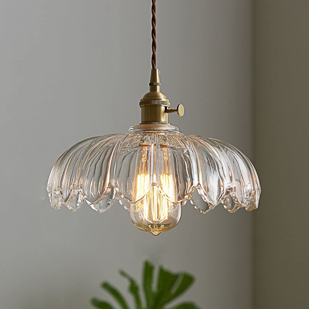 Vintage Blumen Pendelleuchte