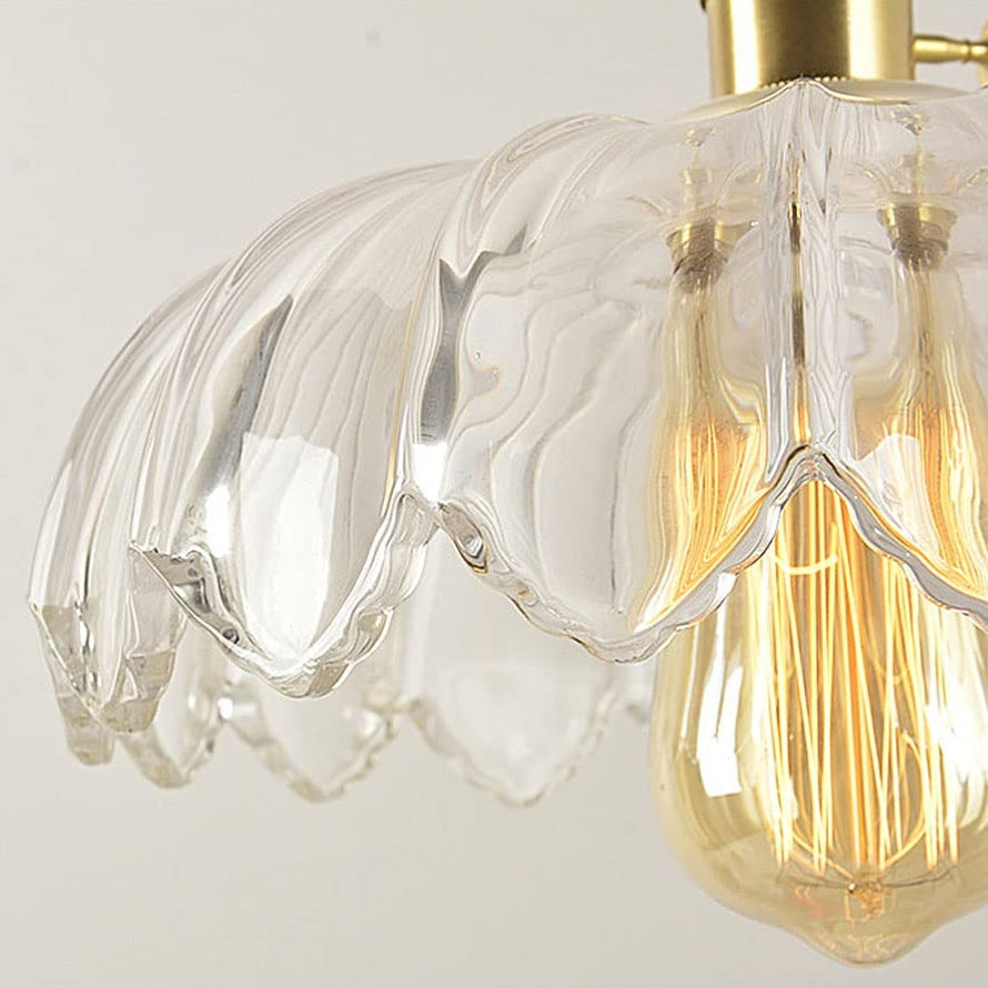 Vintage Blumen Pendelleuchte