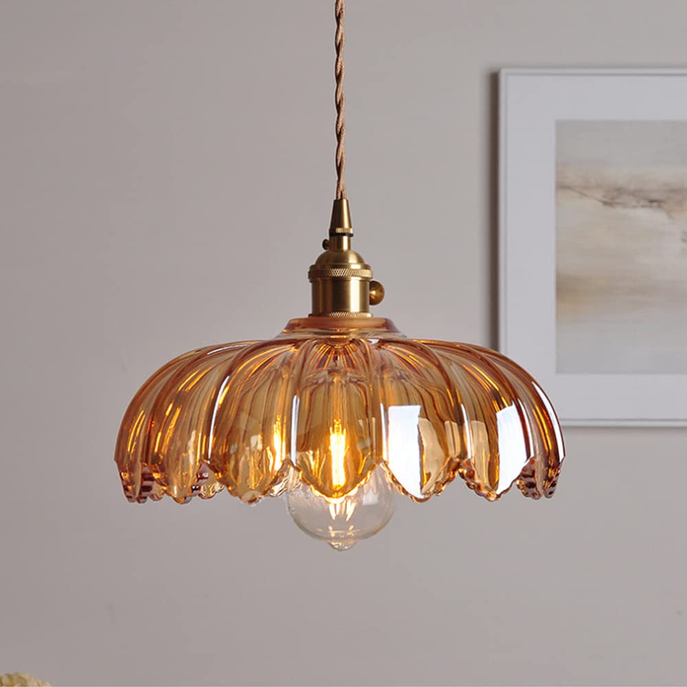 Vintage Blumen Pendelleuchte