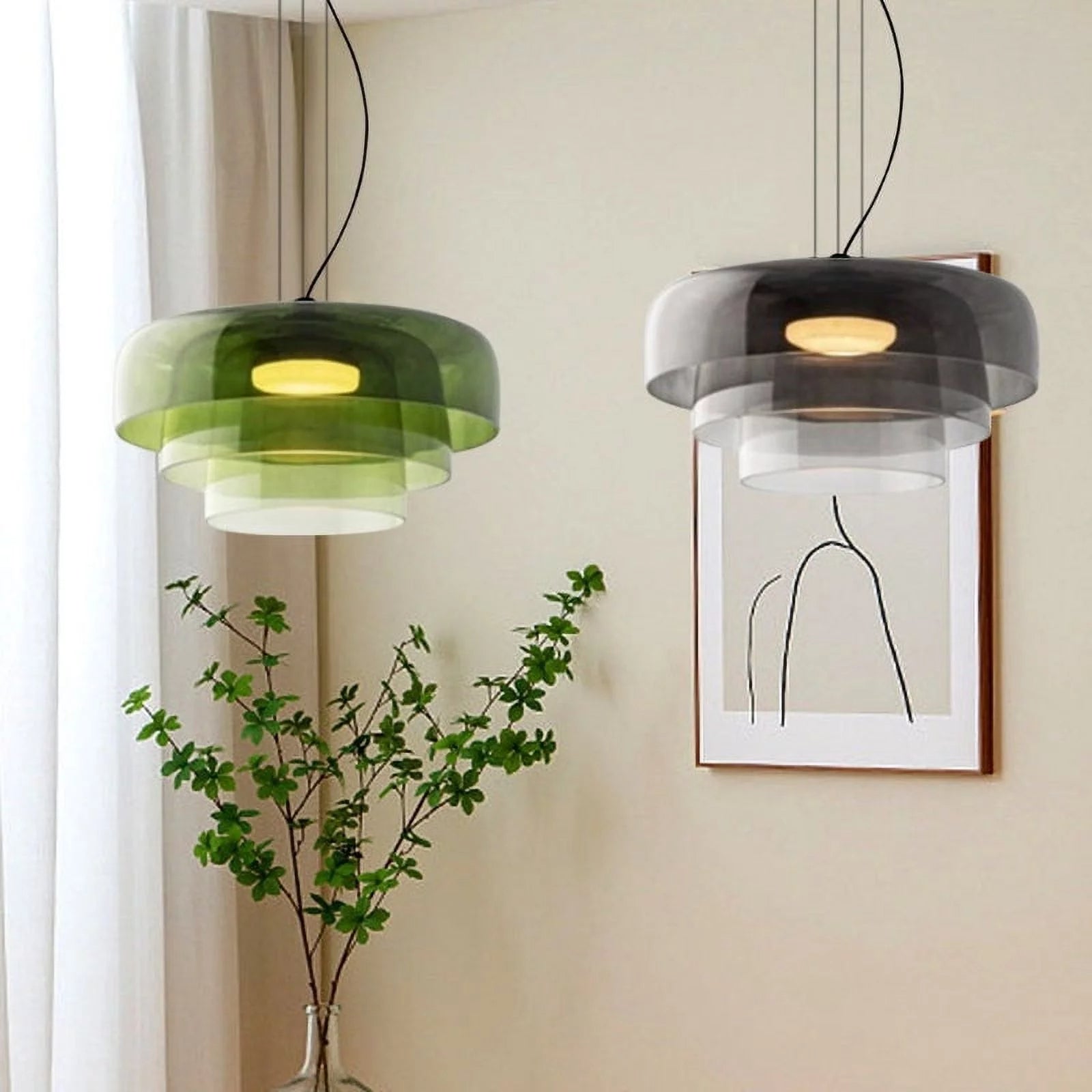Nordic Glas Pendelleuchte