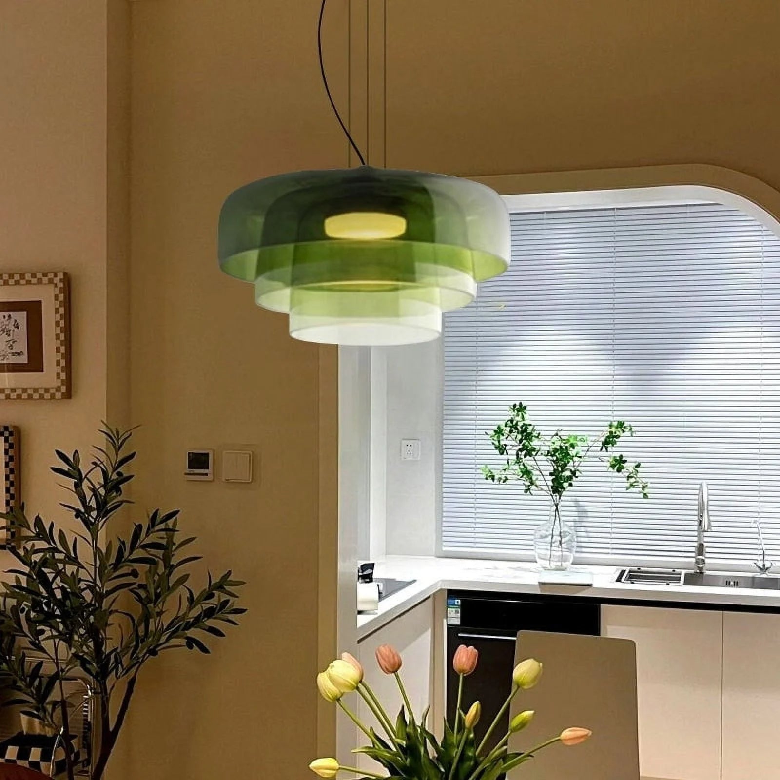 Nordic Glas Pendelleuchte