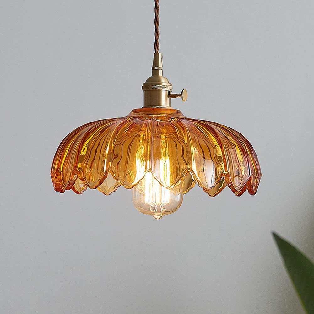Vintage Blumen Pendelleuchte