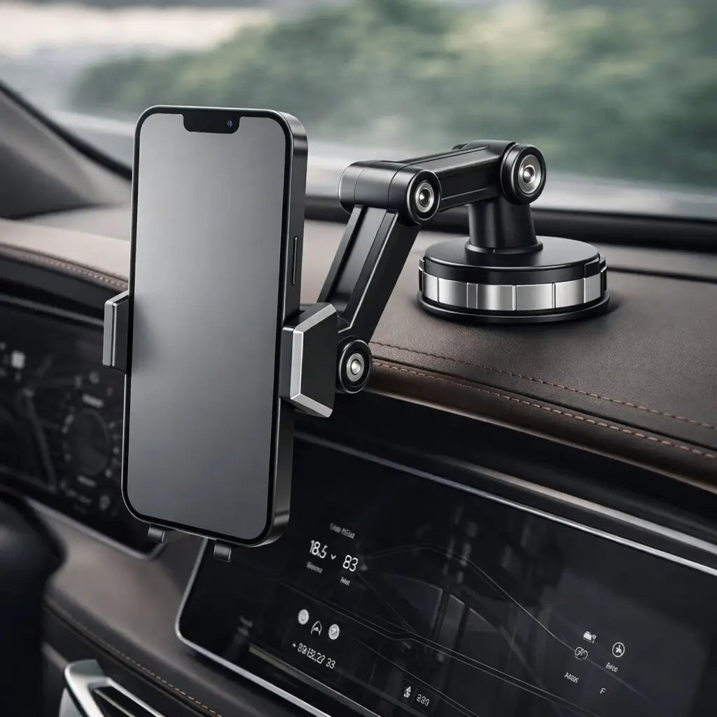 Handyhalterung fürs Auto | Handyhalterung mit Saugnapf & 360° Drehbar | LuxGrip