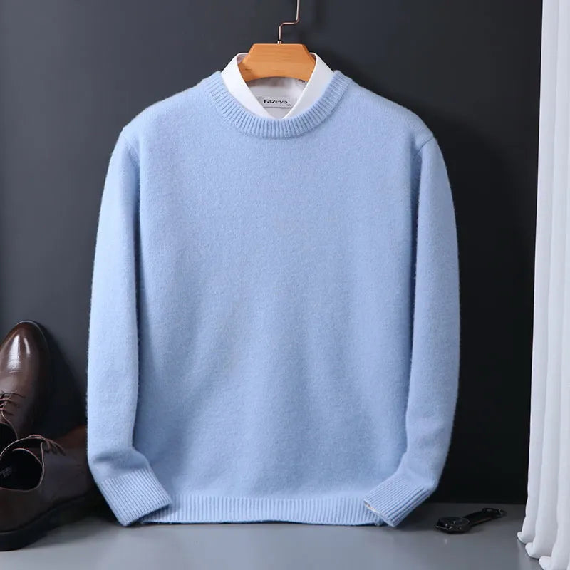 Winterlicher Stilvoller Kaschmir-Herrenpullover - Oliver