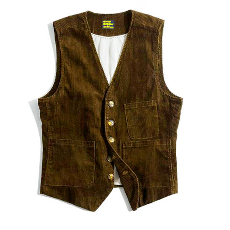 Herrenjacke aus Kord im angesagten Vintage-Stil