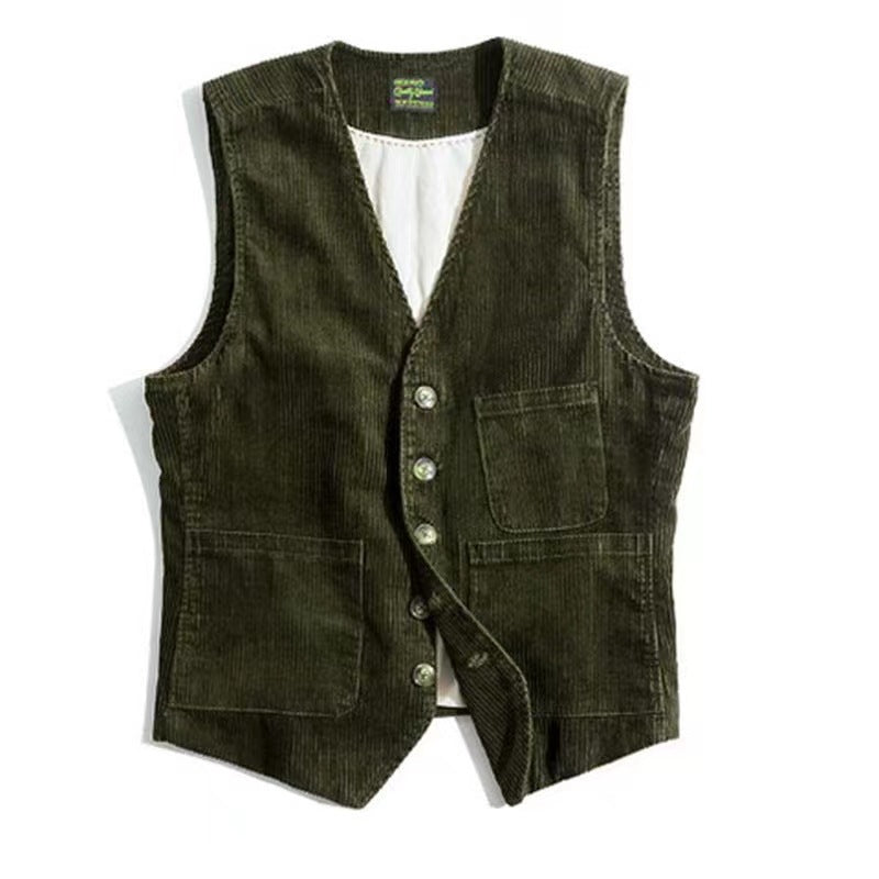 Herrenjacke aus Kord im angesagten Vintage-Stil