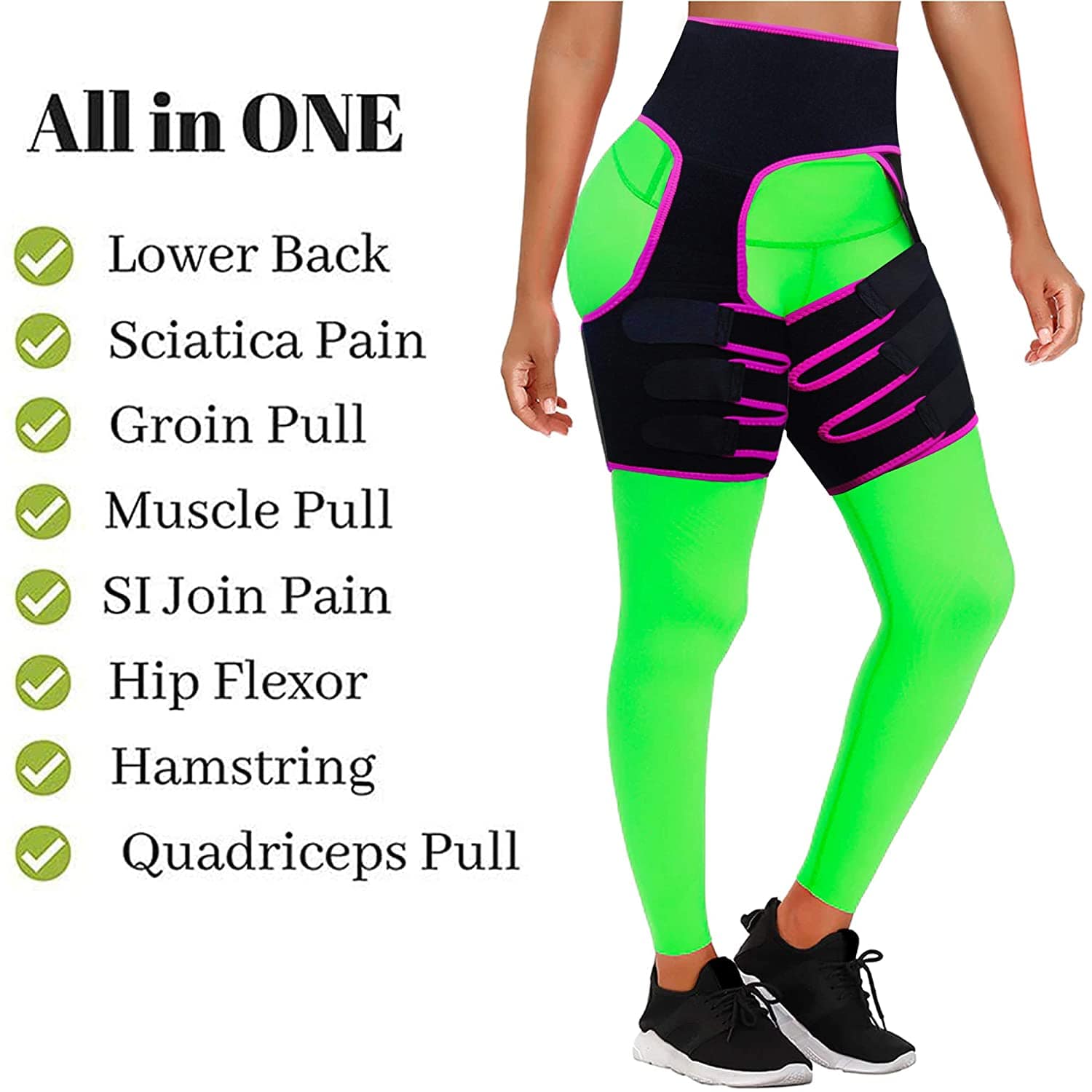 Sciatica Schmerz Linderung Oberschenkelband Kompressionsbandage