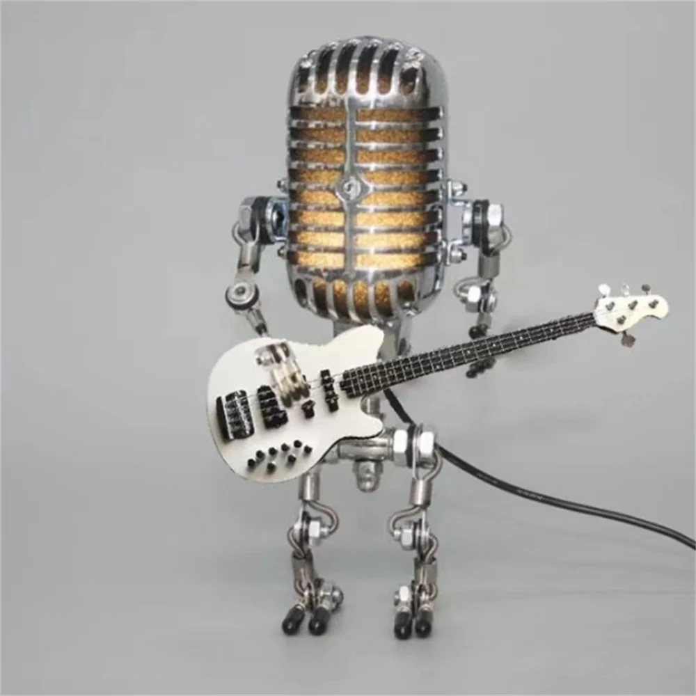 Gitarrenlampe - Roboterlampe mit Gitarre