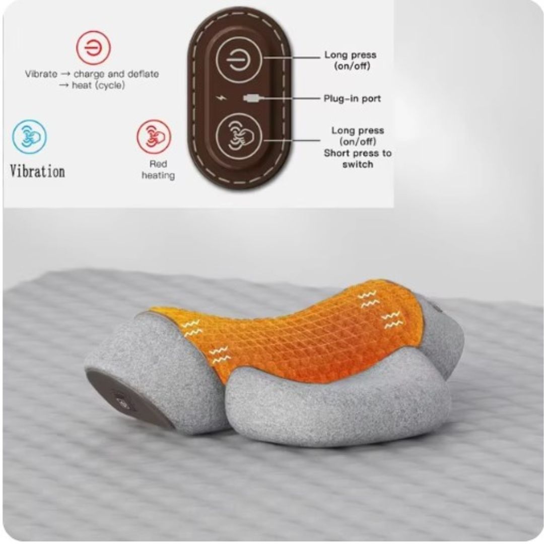 NeckEase Therapie-Massager | Erlebe die Ruhe, lindere die Schmerzen in deinem Nacken und Rücken