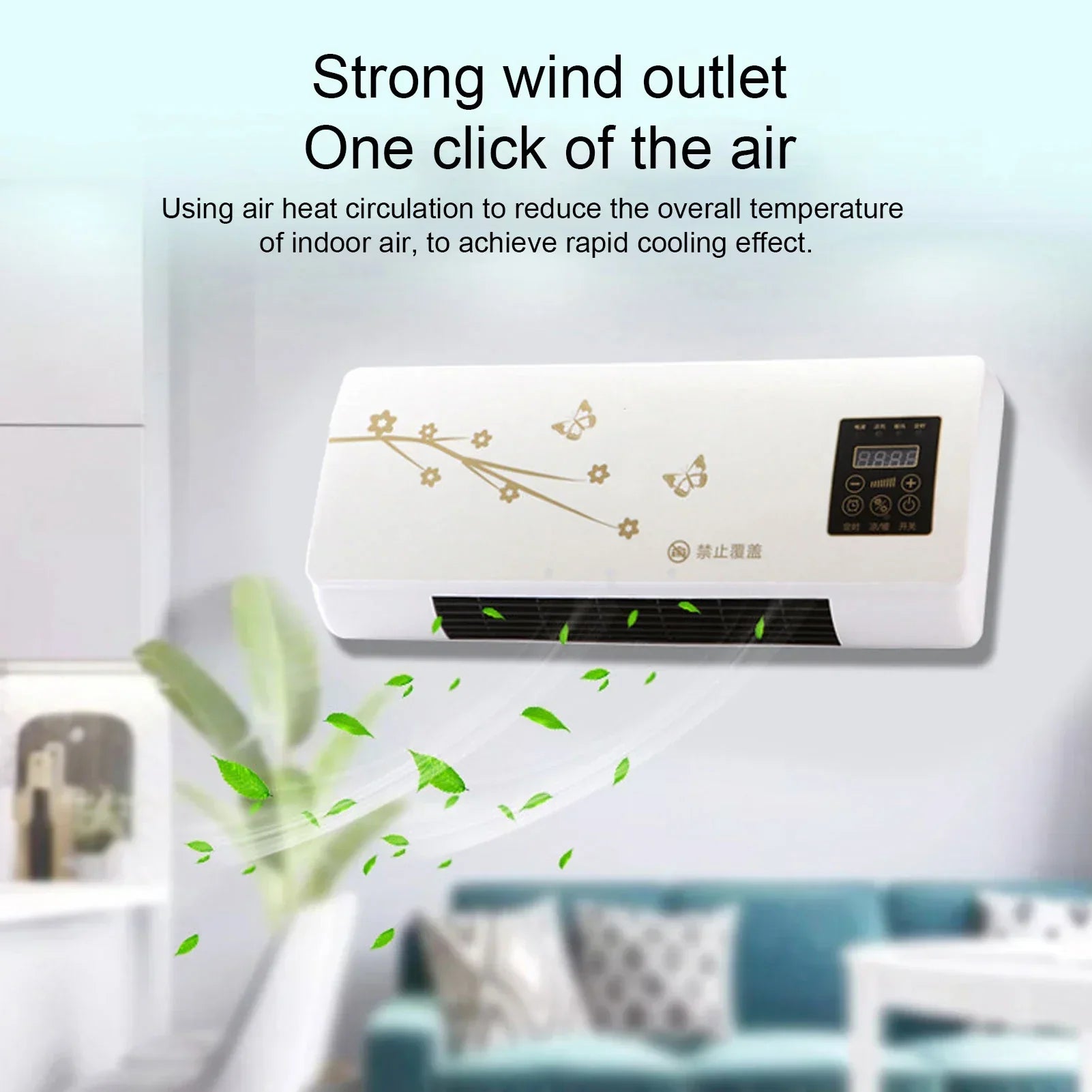 CoolBreeze Mini-Klimaanlage | Effiziente Doppel-Kühlung für ultimativen Komfort