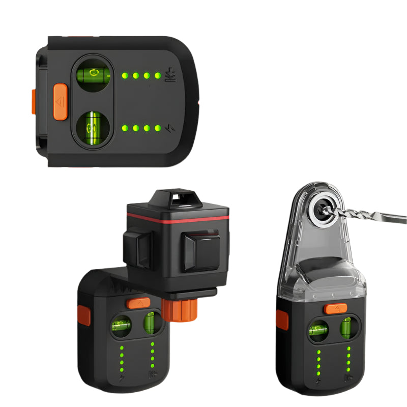 LuxLaser Elite Niveau Set | Präzise Laser-Nivellierung für professionelle Ergebnisse bei jedem Projekt