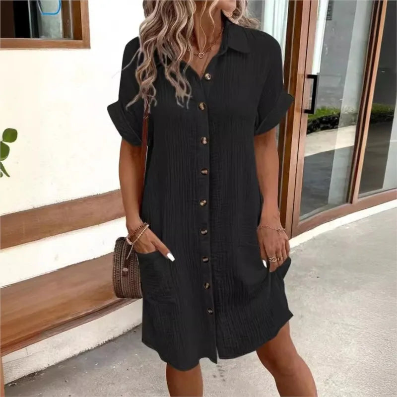 Carlijn™ Sommerkleid mit Kragen