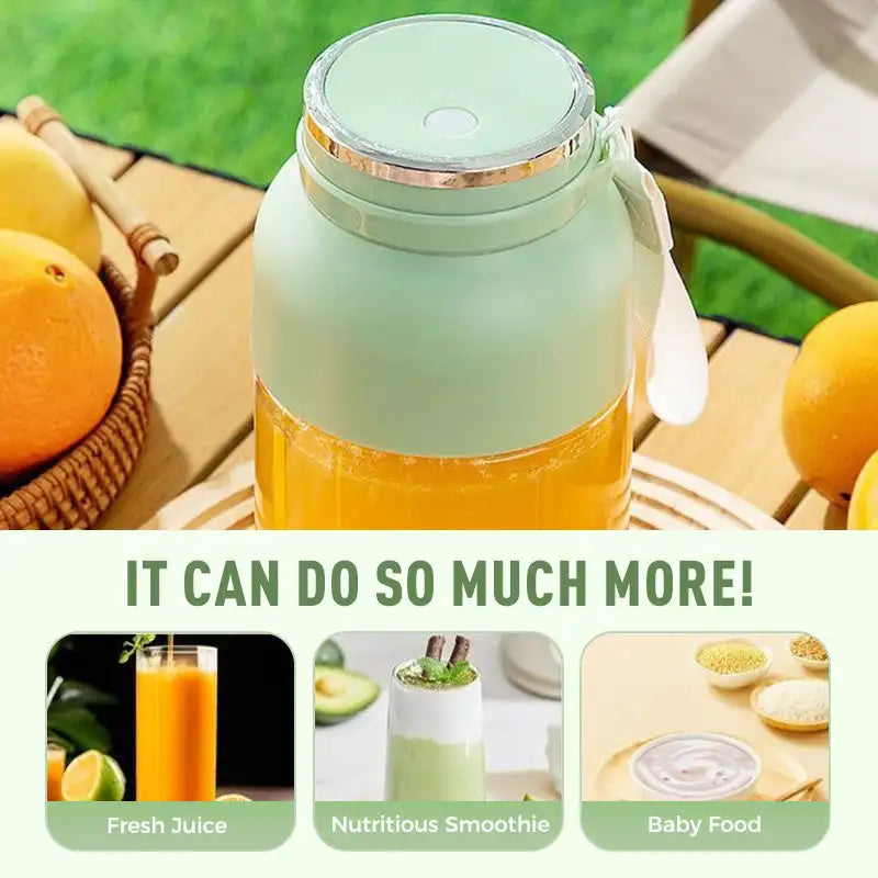 BlendMaster Tragbarer Mixer | Bereite mühelos Smoothies für unterwegs zu