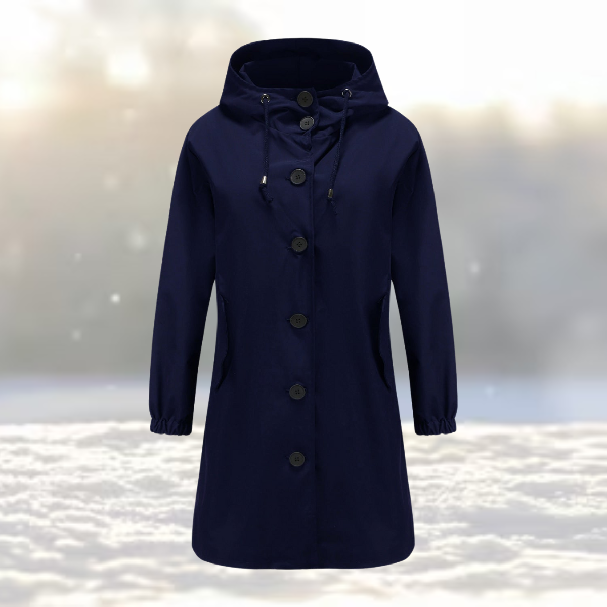 Wasserbeständiger Trenchcoat für Damen – Stilvolle Regenjacke für Jedes Wetter