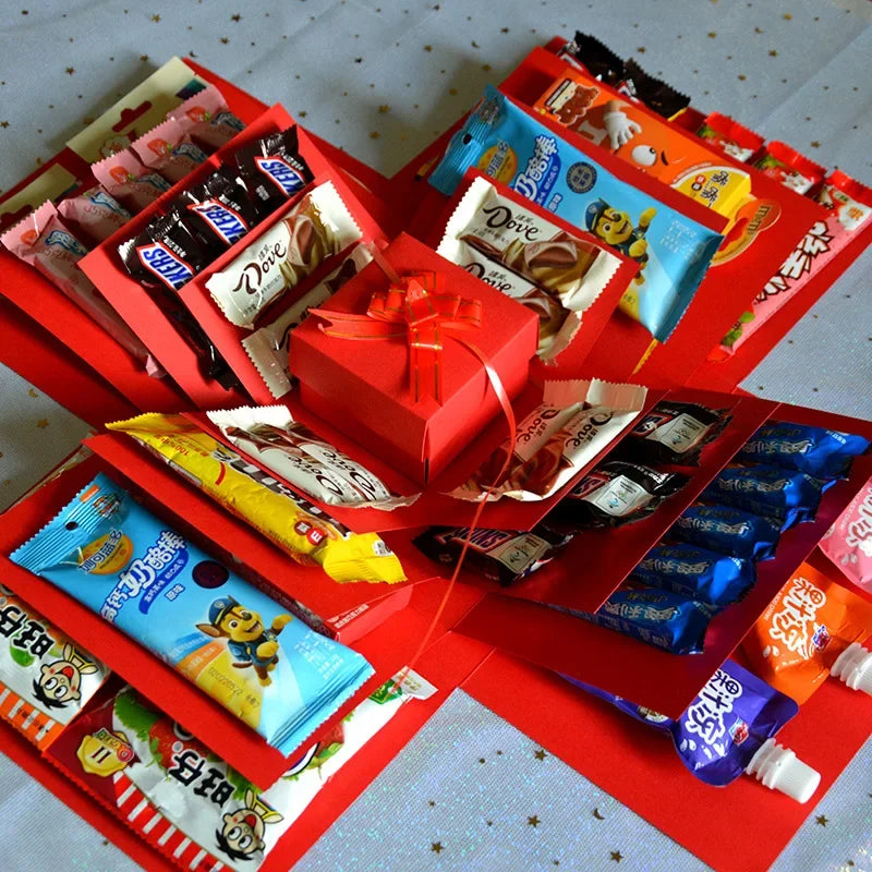 Überraschungs-Explosion Geschenkbox-Kit