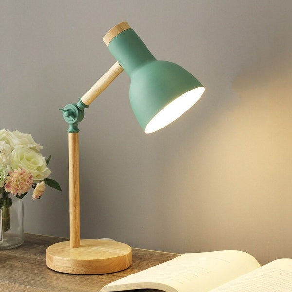 Frendorf | LED Schreibtischlampe | Nordisches Holz Design