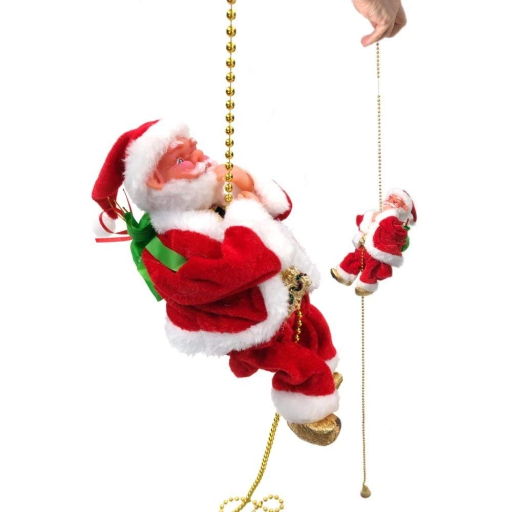 SantaClimb | Santas Musikalische Kletterfestdekoration Interaktives Spielzeug