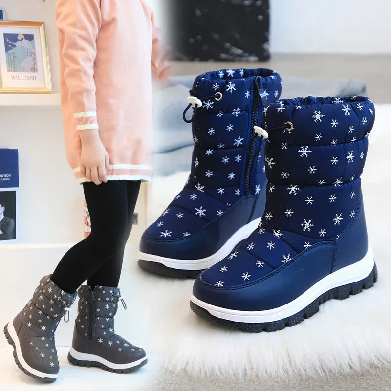 Wasserdichte warme Schneestiefel für Mädchen und Frauen