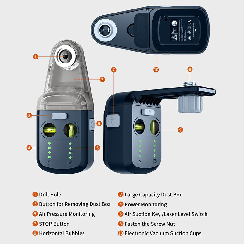 LuxLaser Elite Niveau Set | Präzise Laser-Nivellierung für professionelle Ergebnisse bei jedem Projekt