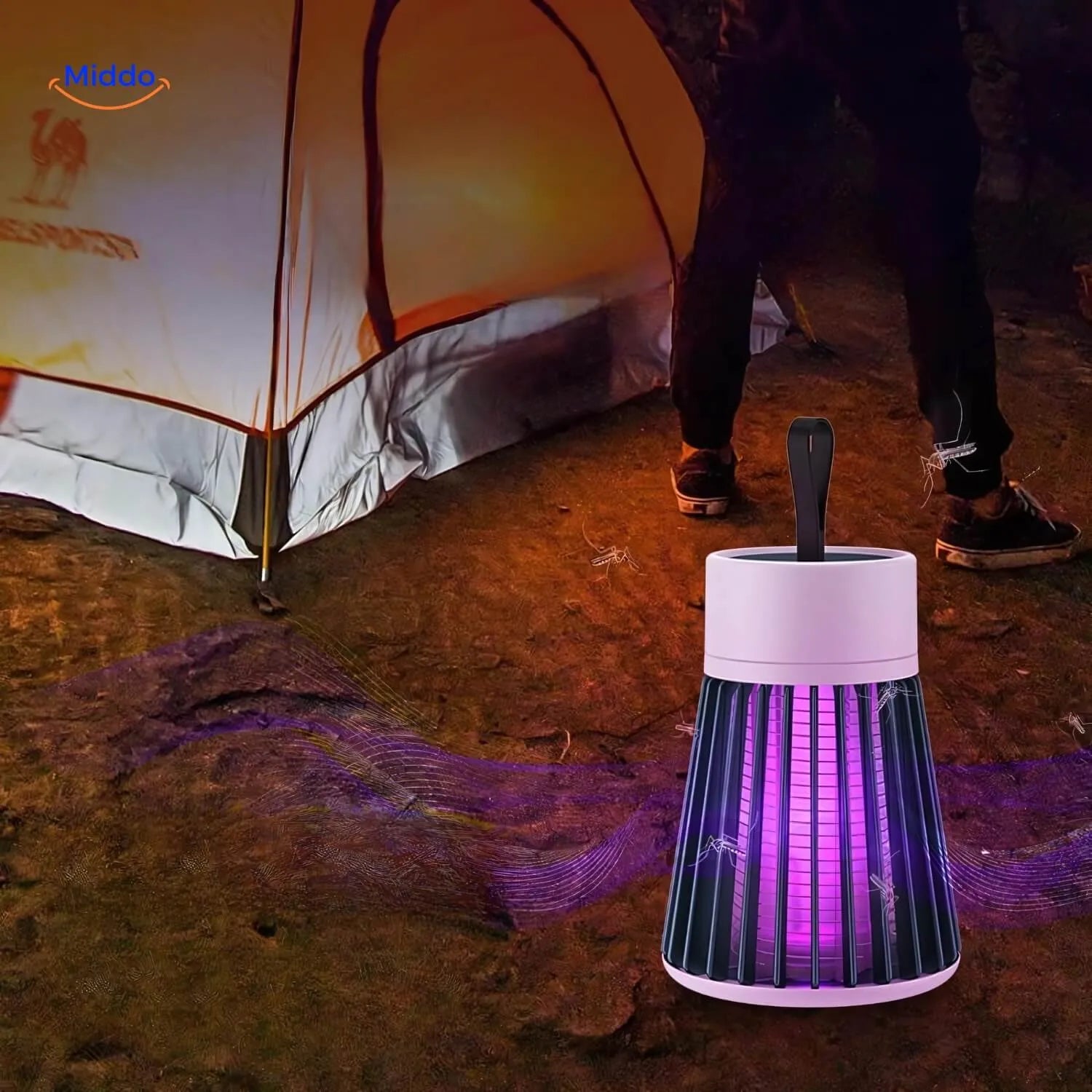 MückenSchutz Pro USB Lampe | Effektive Insektenbekämpfung für drinnen und draußen