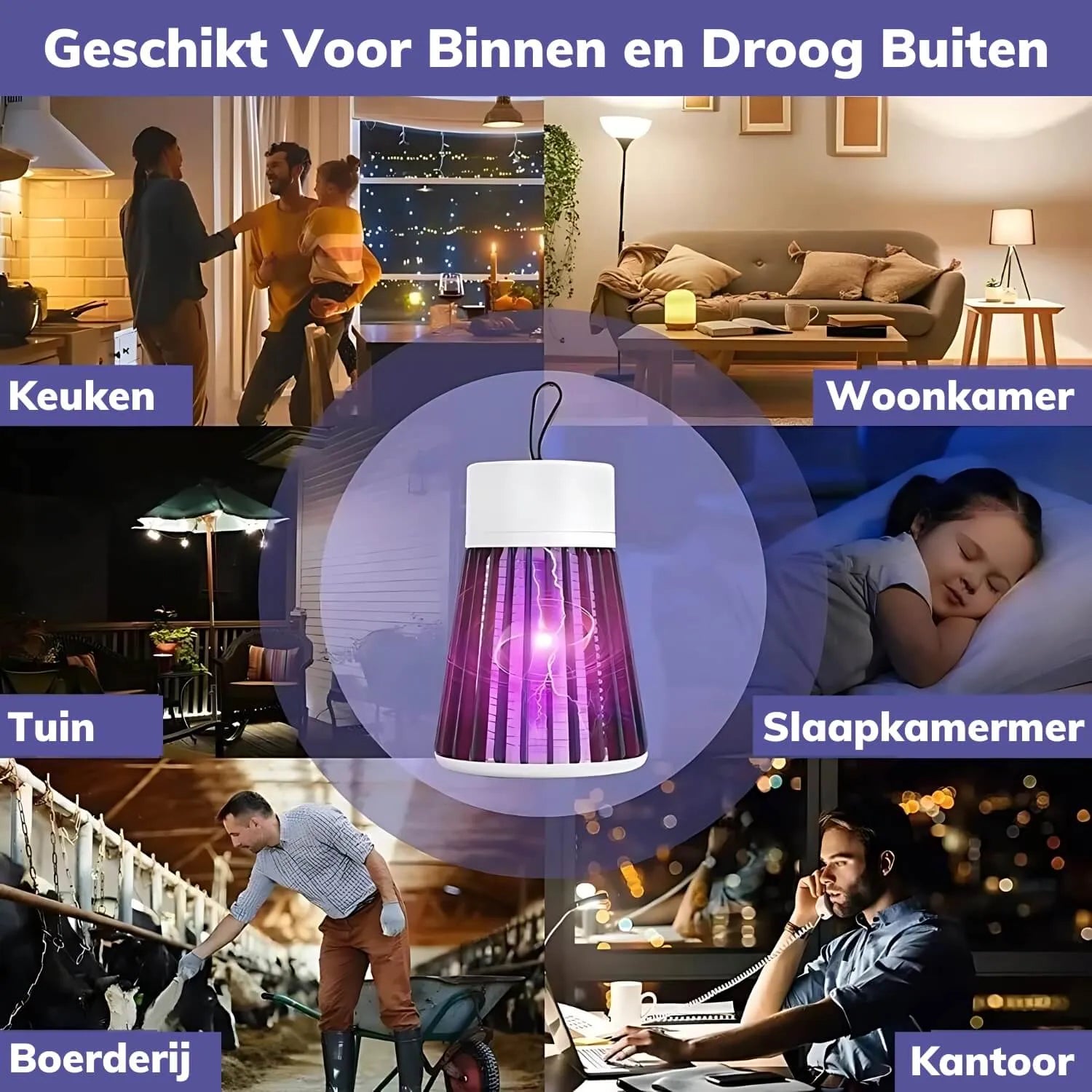 MückenSchutz Pro USB Lampe | Effektive Insektenbekämpfung für drinnen und draußen