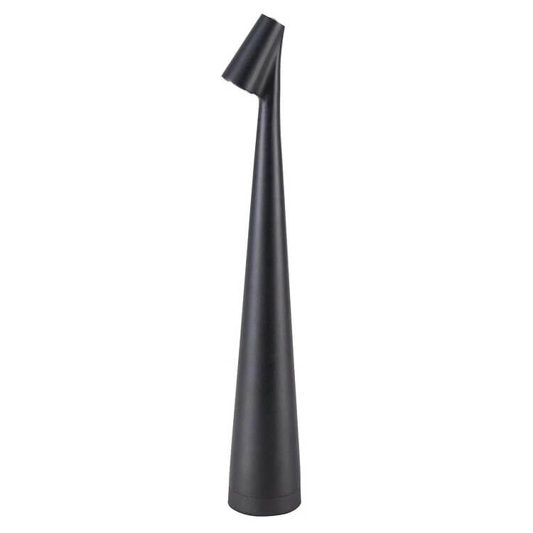 Skulptur Tischlampe Drahtlose LED Lampe Massives Aluminium 10000mAh Akku 3-Stufen Dimmung CRI 90 USB-C Ladeanschluss Warmweiß 2700K