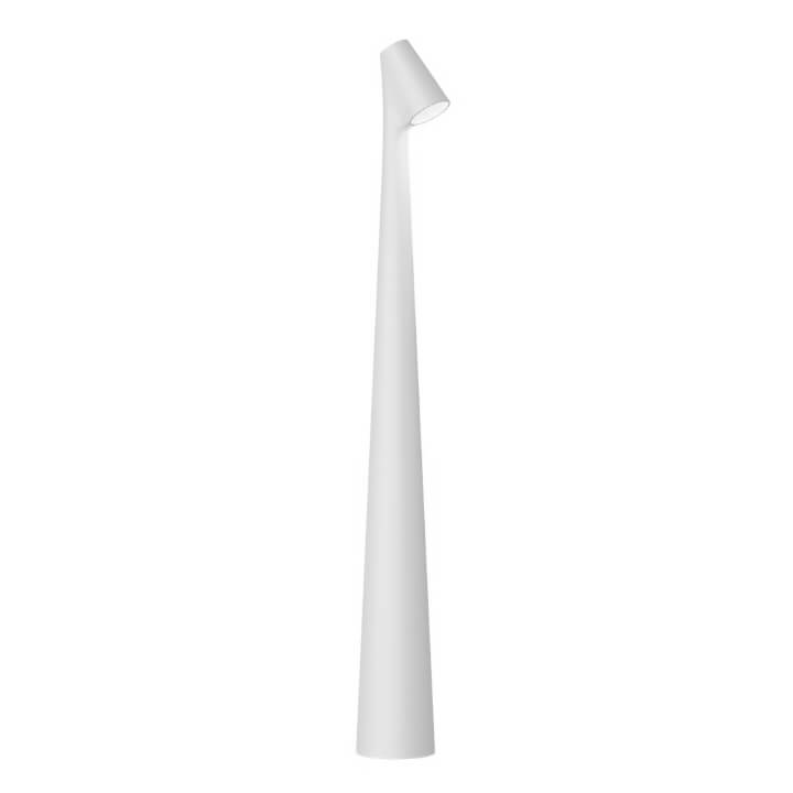 Skulptur Tischlampe Drahtlose LED Lampe Massives Aluminium 10000mAh Akku 3-Stufen Dimmung CRI 90 USB-C Ladeanschluss Warmweiß 2700K