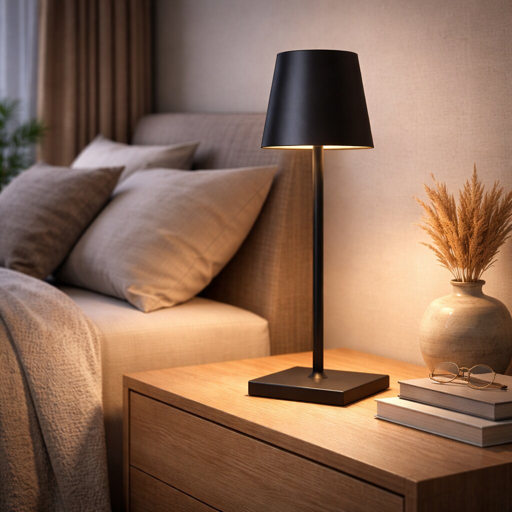 Drahtlose Tischlampe | Tischbeleuchtung mit Akku | TischLicht