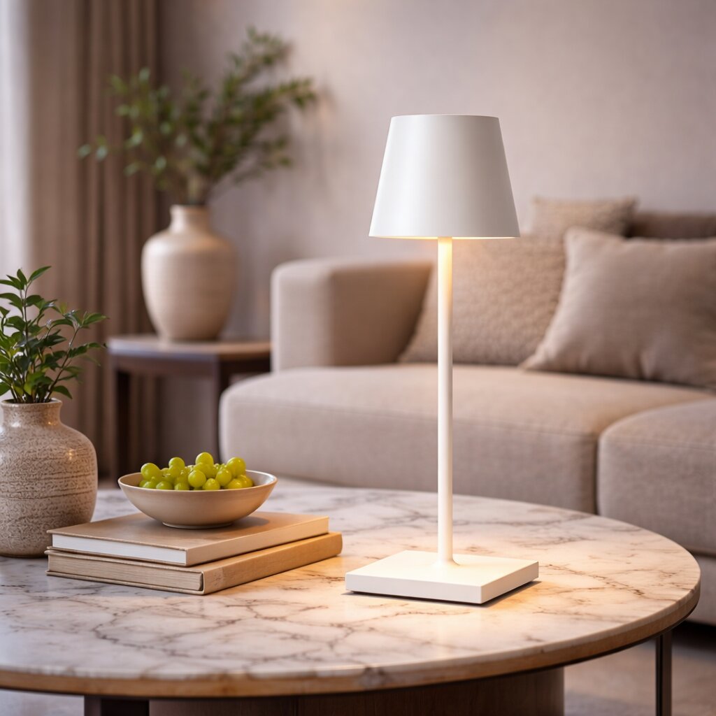 Drahtlose Tischlampe | Tischbeleuchtung mit Akku | TischLicht