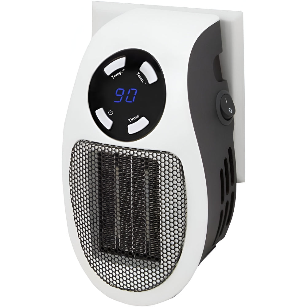 Keramischer Heizlüfter | Heizung für Steckdose | Leiser Mini-Heizlüfter | ThermoDock