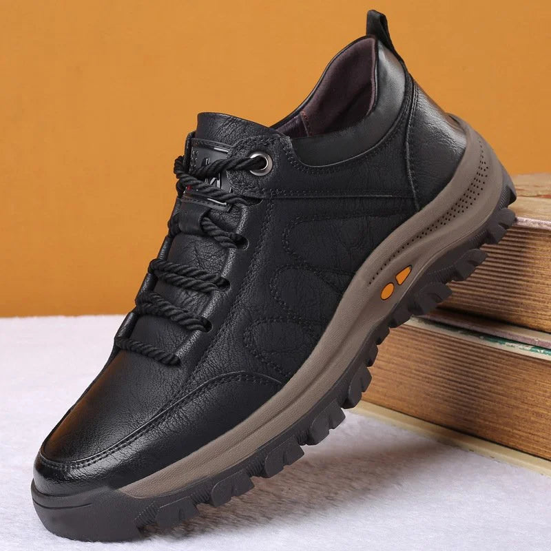 Echtes Leder Handgenähte Freizeitschuhe Herren