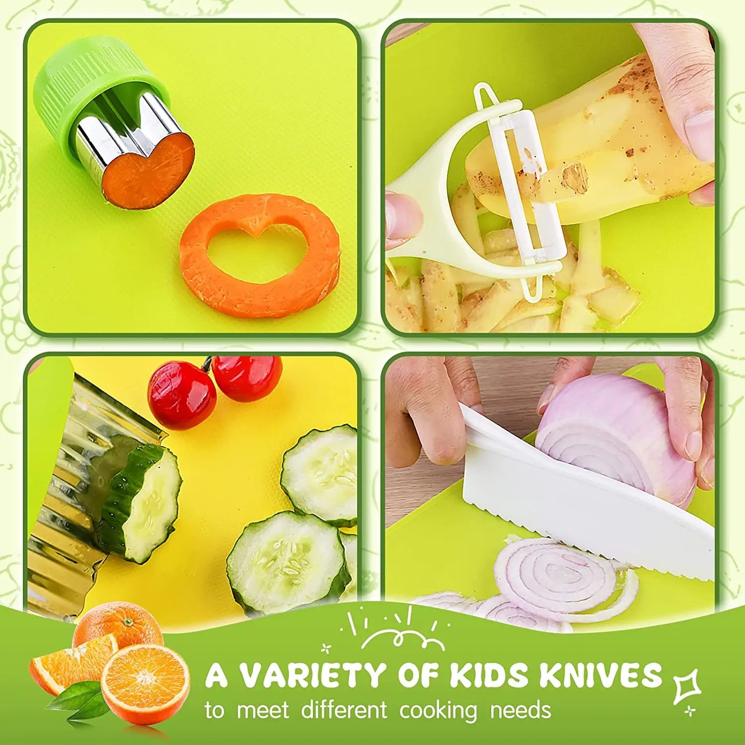 Junior Küchenset - Sicheres Spielen - Komplettes Kinderküchenset