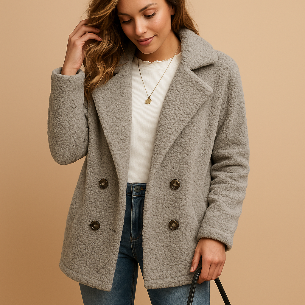 Liora Kurze Winterjacke für Damen – Tailliert und Elegant
