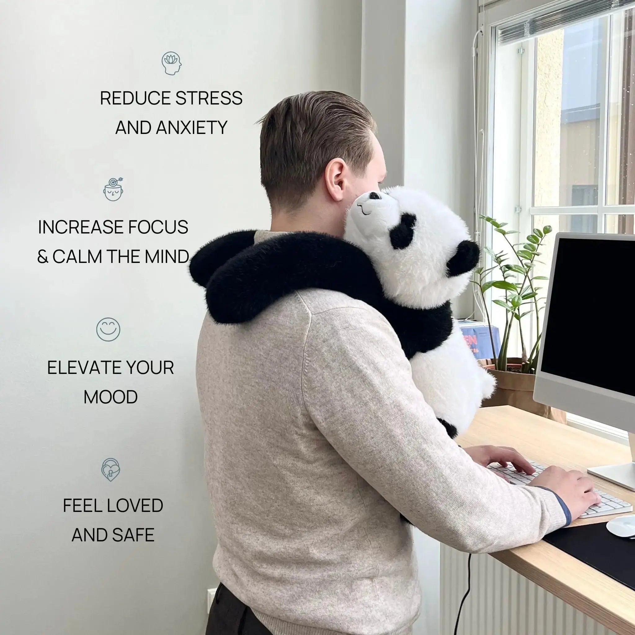 Kuscheltier gegen Stress | Plüschtier für Entspannung | KuschelFreund