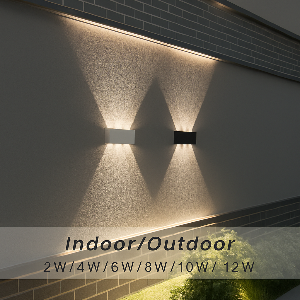 Wandlampe LED Außen wasserdicht IP65 Innenwandleuchte 4W 6W 8W 10W Gartenlichter Aluminium Schlafzimmer Wohnzimmer Treppenbeleuchtung