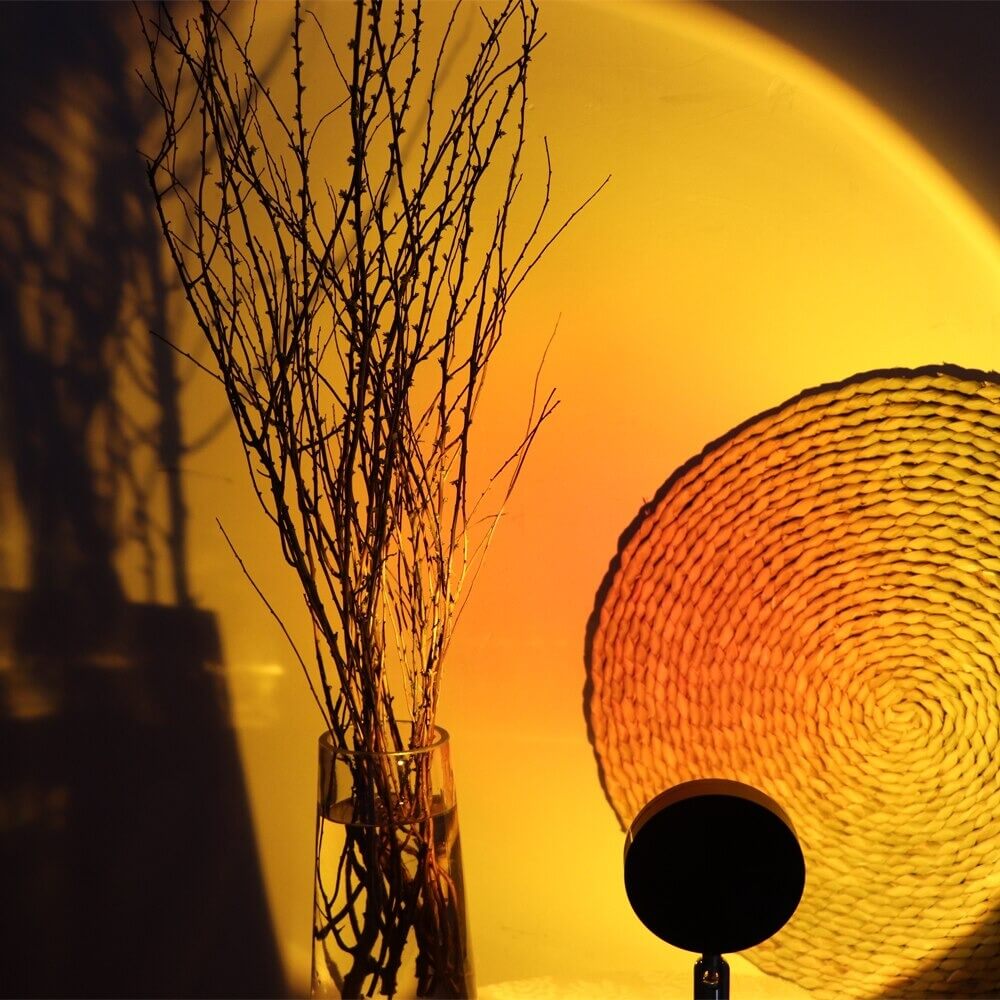 Warme Atmosphäre Tischlampe Goldene Stunde