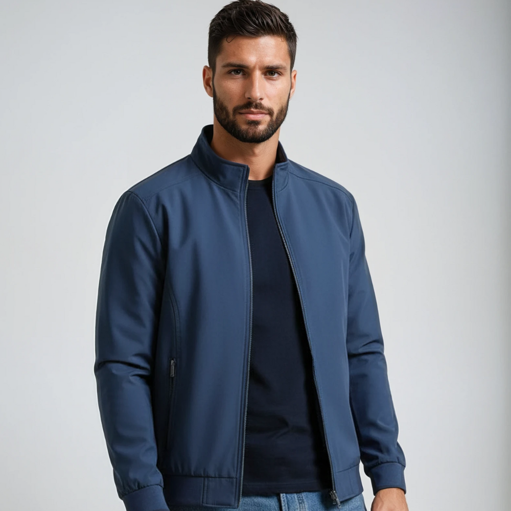 Herren Retro Winterjacke – Winddichte, Wasserabweisende Jacke mit Bequemer Passform