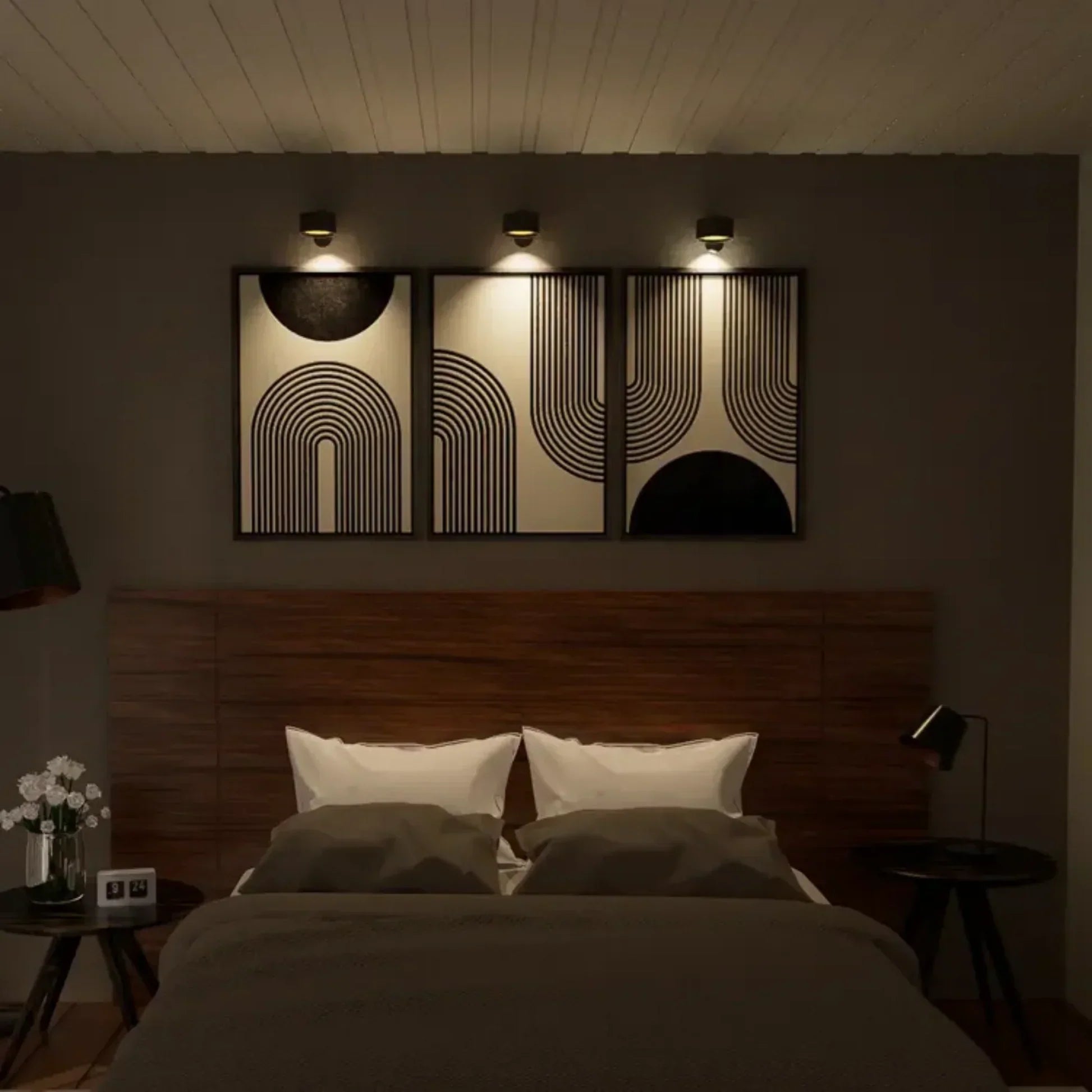 Drahtlose Wandlampe 360° Magnet