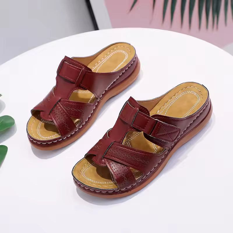 Orthopädische Ledersandalen für Frauen | Komfort
