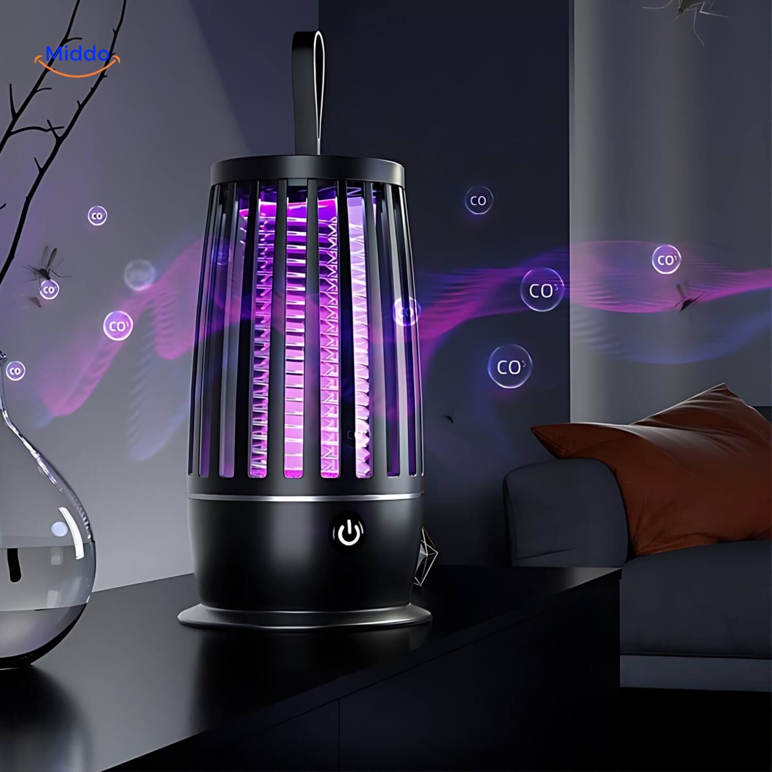 InsectoGuard UV-Insektenvernichter | Effektiver Insektenkiller mit USB für Wohnräume