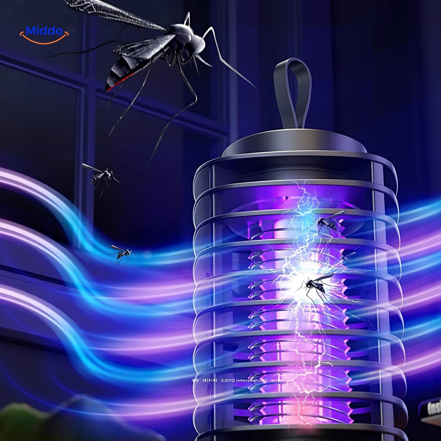 InsectoGuard UV-Insektenvernichter | Effektiver Insektenkiller mit USB für Wohnräume