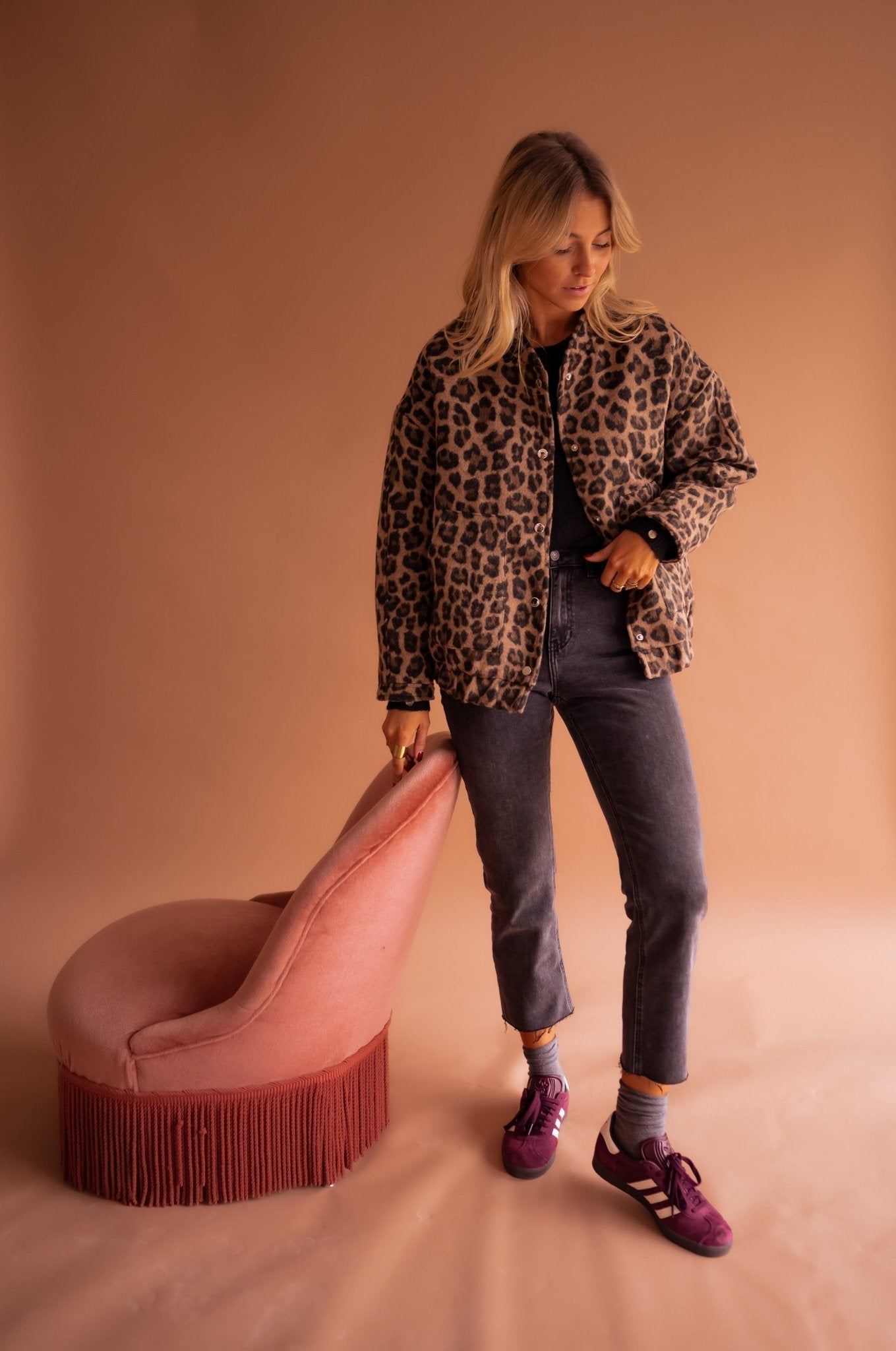 Susanne™ | Trendige Jacke mit Leopardenmuster