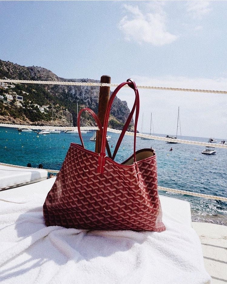 Luxuriöse Shopper-Tasche | Elegant und Geräumig | Bordeaux