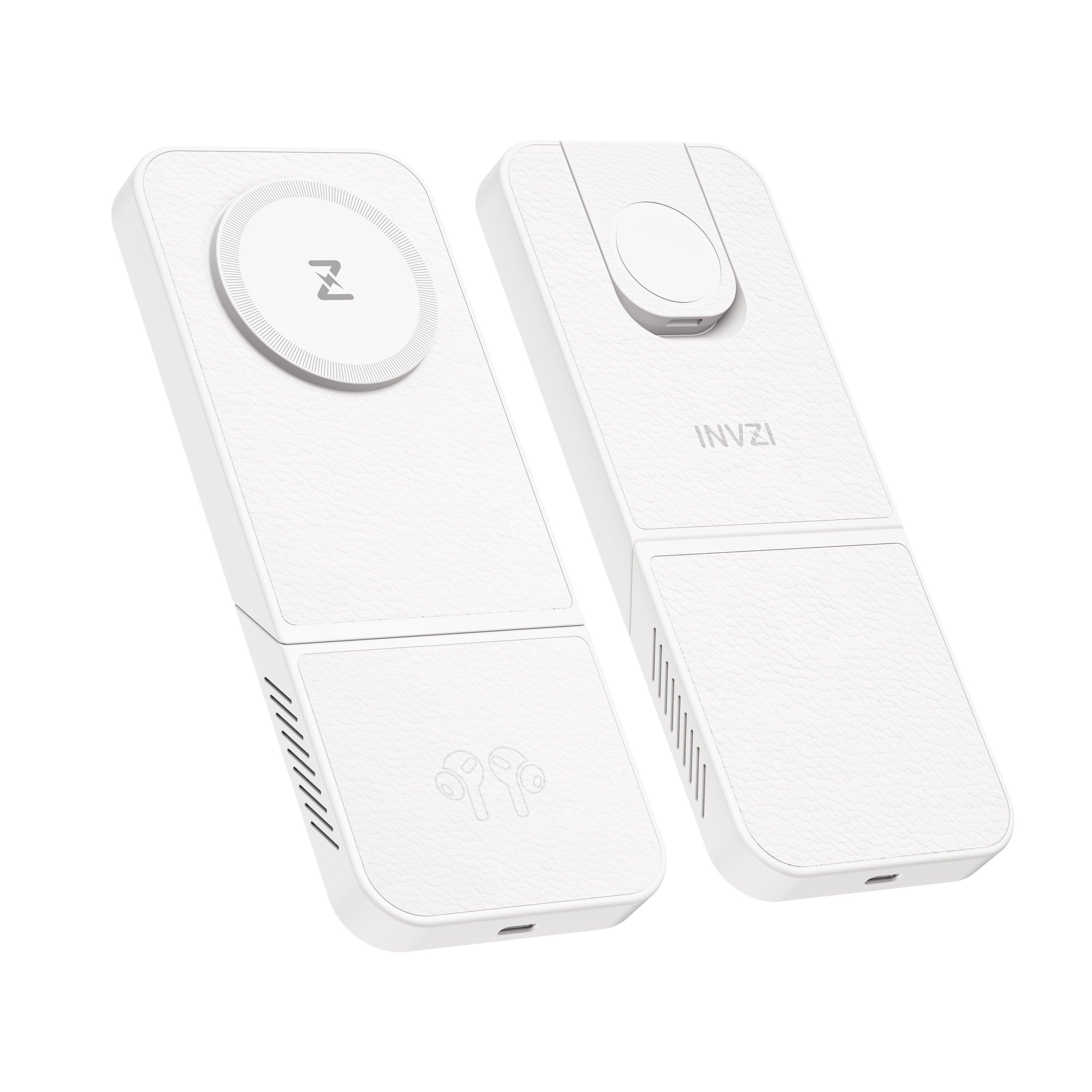 LuxCharge Elite Drahtlose Hub | 3-in-1 Schnellladungslösung für nahtlosen Komfort