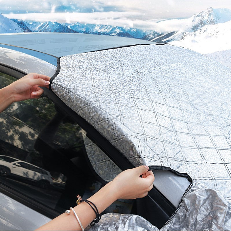 WinterGrip Magnetische Autoabdeckung gegen Schnee und Frost